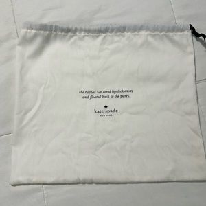 Kate Spade crossbody dust bag